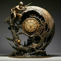 Expressing the passage of time through a dynamic and evolv photo