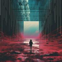 Glitches as a source of inspiration to redefine visual aes photo
