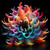 Hypnotic displays of dynamic fluorescence photo