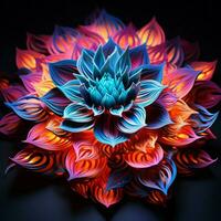 Hypnotic displays of dynamic fluorescence photo