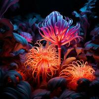 Hypnotic displays of dynamic fluorescence photo