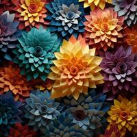 Mesmerizing patterns unfolding like an endless kaleidoscop photo