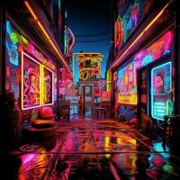 Miracles of neon brilliance photo