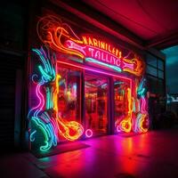 Miracles of neon brilliance photo