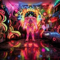 Miracles of neon brilliance photo