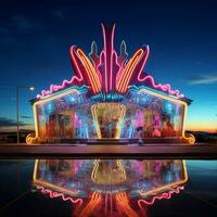 Miracles of neon brilliance photo