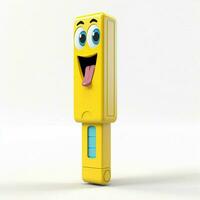 Pez dispenser 2d cartoon illustraton on white background h photo