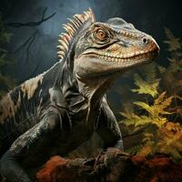 prehistórico reptil trajo espalda a vida foto