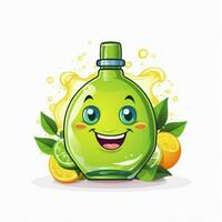Scent 2d cartoon vector illustration on white background h photo