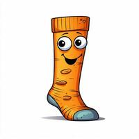 Socks 2d cartoon illustraton on white background high qual photo