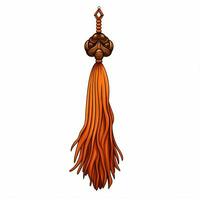 Tassel 2d cartoon vector illustration on white background photo