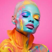 The artistry of neons luminous palette photo