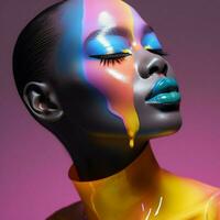 The artistry of neons luminous palette photo