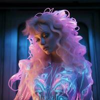 The magic of neons ethereal glow photo