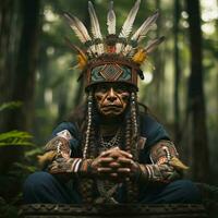 The sacred rituals of indigenous cultures preserving ancie photo