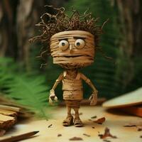 Transforming everyday objects into whimsical characters photo