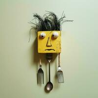 Transforming everyday objects into whimsical characters photo