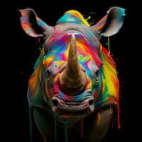 Vibrant animals adding a splash of color to the world photo