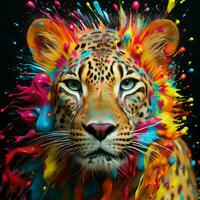 Vibrant animals adding a splash of color to the world photo