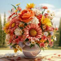 flower bouquet high quality 4k hdr photo