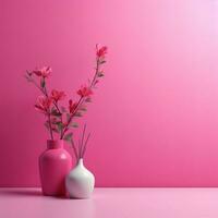 fushia Minimalist wallpaper high quality 4k hdr photo