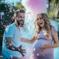 gender reveal high quality 4k hdr photo