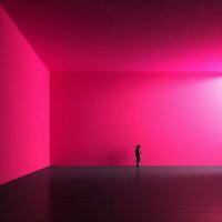 hot pink Minimalist wallpaper high quality 4k hdr photo