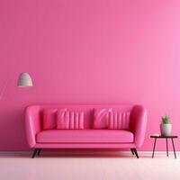 hot pink Minimalist wallpaper high quality 4k hdr photo