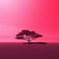 hot pink Minimalist wallpaper high quality 4k hdr photo