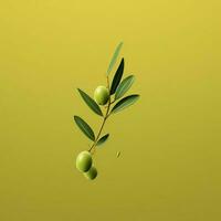 aceituna minimalista fondo de pantalla alto calidad 4k hdr foto