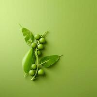 pea green Minimalist wallpaper high quality 4k hdr photo