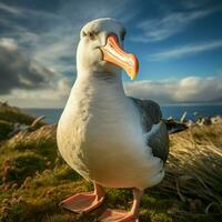 albatros salvaje vida fotografía hdr 4k foto