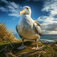 Albatross wild life photography hdr 4k photo