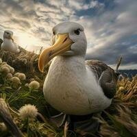 albatros salvaje vida fotografía hdr 4k foto