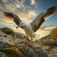 Albatross wild life photography hdr 4k photo