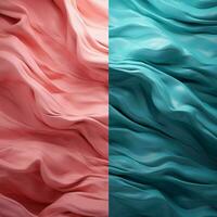 Blush pink vs deep teal high quality photo