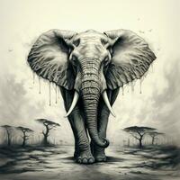 Elephant image hd photo