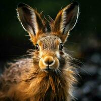 Hare wild life photography hdr 4k photo