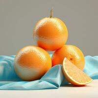 Light pastel blue and intense tangerine high quality ultra photo