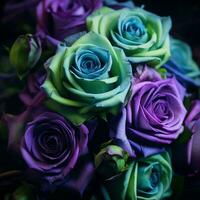 Lilac purple and electric green high quality ultra hd 8k h photo