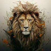 Lion background hd photo