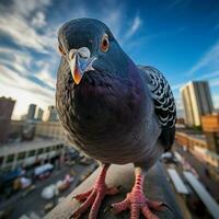 Pigeon wild life photography hdr 4k photo