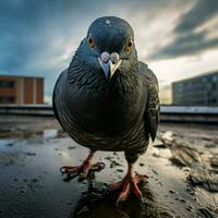 Pigeon wild life photography hdr 4k photo