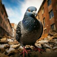 Pigeon wild life photography hdr 4k photo