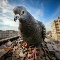 Paloma salvaje vida fotografía hdr 4k foto