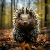 Porcupin wild life photography hdr 4k photo