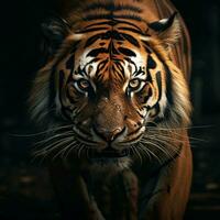 Tiger Aesthetic realistic cinematic raw epic macro photo