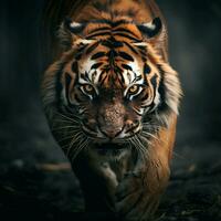 Tiger Aesthetic realistic cinematic raw epic macro photo