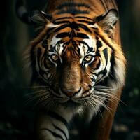 Tiger Aesthetic realistic cinematic raw epic macro photo