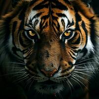 Tiger Aesthetic realistic cinematic raw epic macro photo